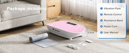 MERACH Vibration Plate Exercise Machine Whole Body Workout Power Vibrate Fitness Platform Vibration Plate Weight Loss & Shaping