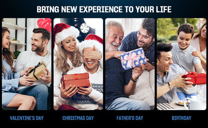 SEJOY 6-in-1 Multifunctional  7D Head Shavers for Bald Men Electric Razor with Nose Hair Trimmer Waterproof Mens Grooming Kit