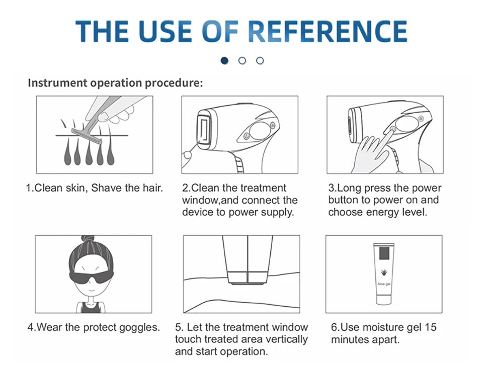 MLAY T4 IPL Laser Handheld Hair Removal Machine Ice Cool Permanent Face Body Bikini Epilator with 500000 Shots for Home Use